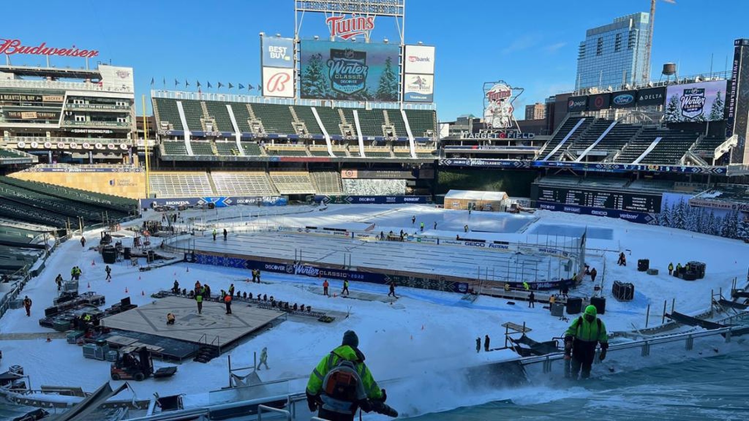 Es wird frostig beim «Winter Classic» in Minneapolis.