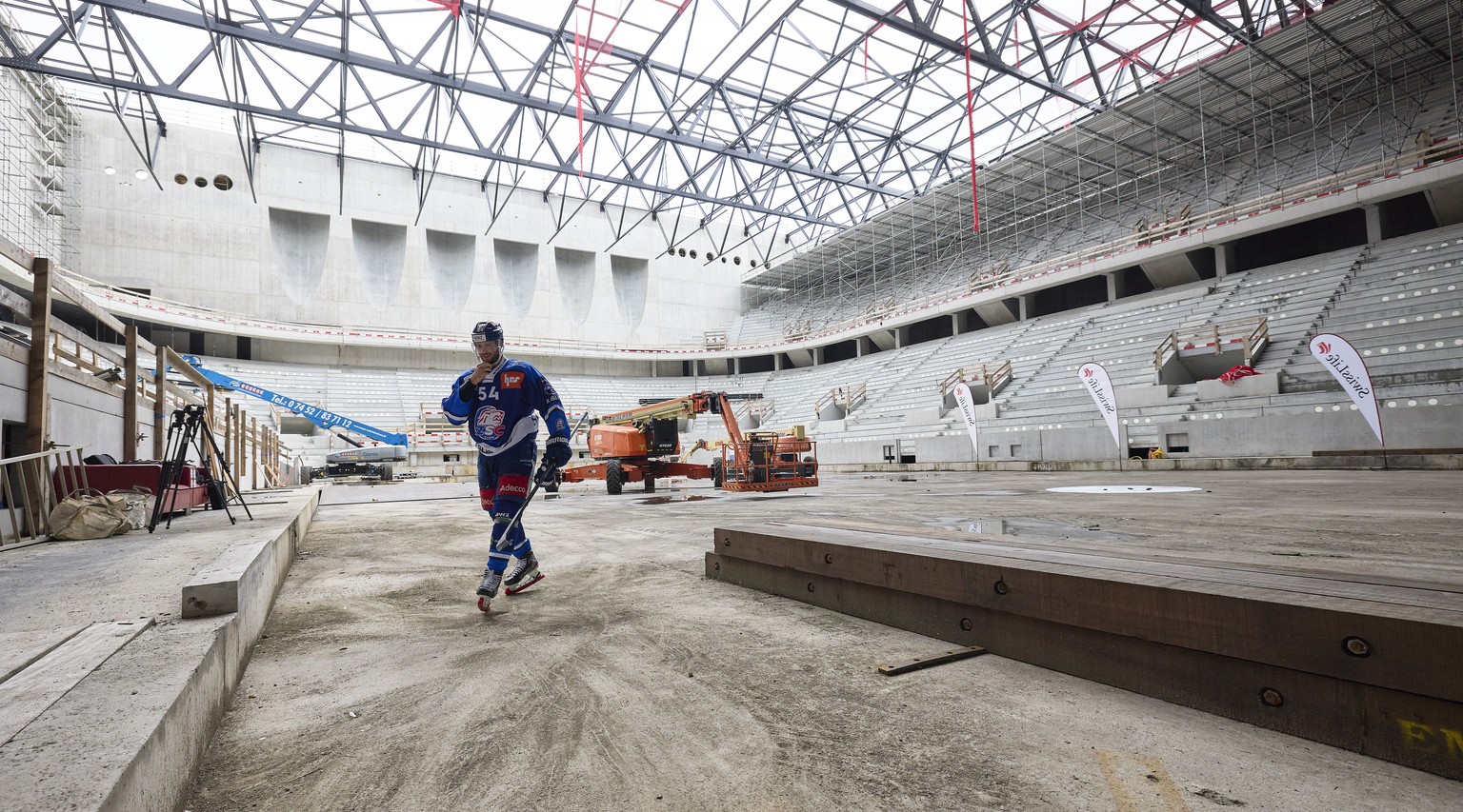Die neue ZSC-Arena hätte eigentlich zu Beginn der kommenden Saison bereit sein sollen.