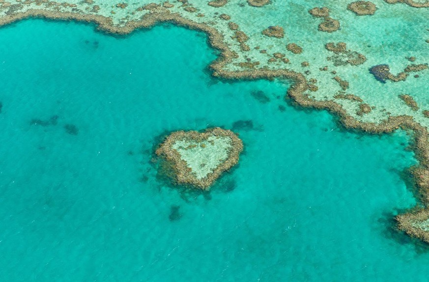 heartreef Australien Natur in Herzform (Seen, Insel, Fels)
