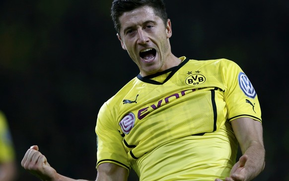 Robert Lewandowski im Dress des BVB.