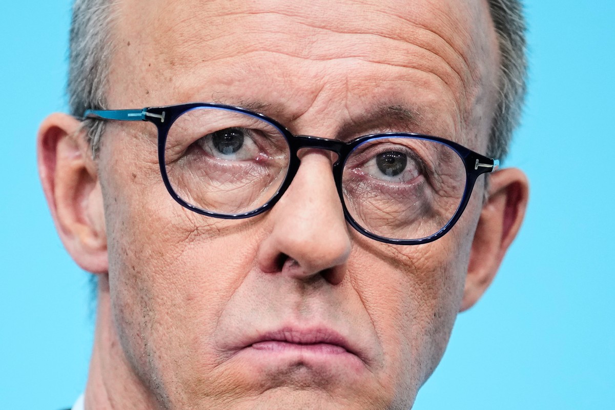 German Chancellor Friedrich Merz attends a news conference after a board meeting of the Christian Democratic Union party at the party's headquarters in Berlin, Germany, Monday, March 9, 2026. (AP ...