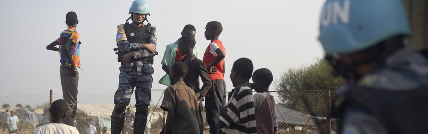 Ein UN-Posten in Juba im Südsudan im Januar 2016.&nbsp;