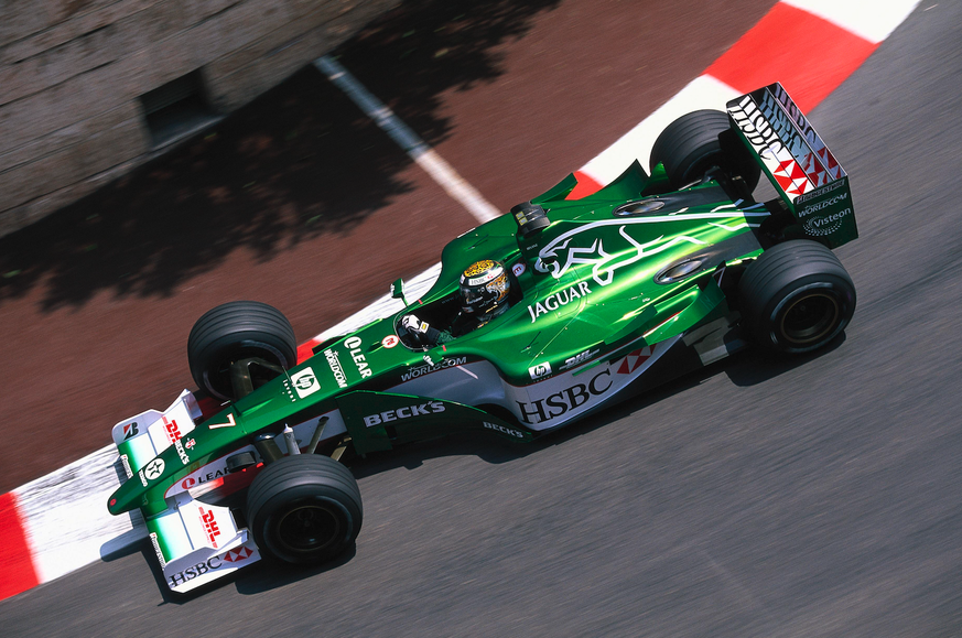 Monaco GP 2000 MONTE CARLO, MONACO - JUNE 04: Eddie Irvine, Jaguar R1 Cosworth during the Monaco GP at Monte Carlo on June 4, 2000 in Monte Carlo, Monaco.