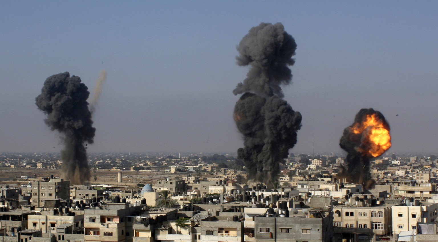 Bomben in&nbsp;Rafah im südlichen Gaza-Streifen