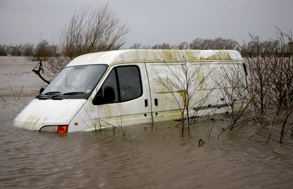 Land unter: Hochwasser im Südwesten Englands.