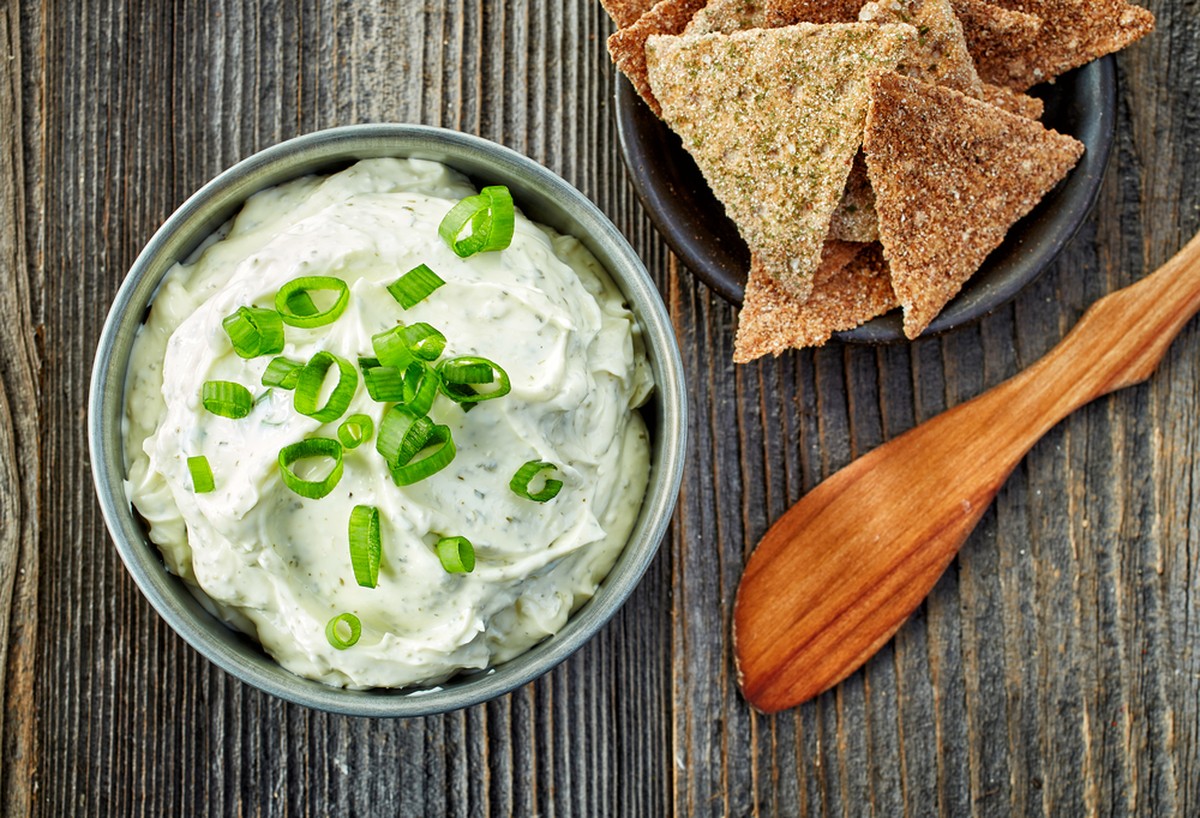 Frischkaesedip Nacho Chips
