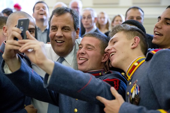 Abschlussfeier am Valley-Forge-Militär-College in den USA.