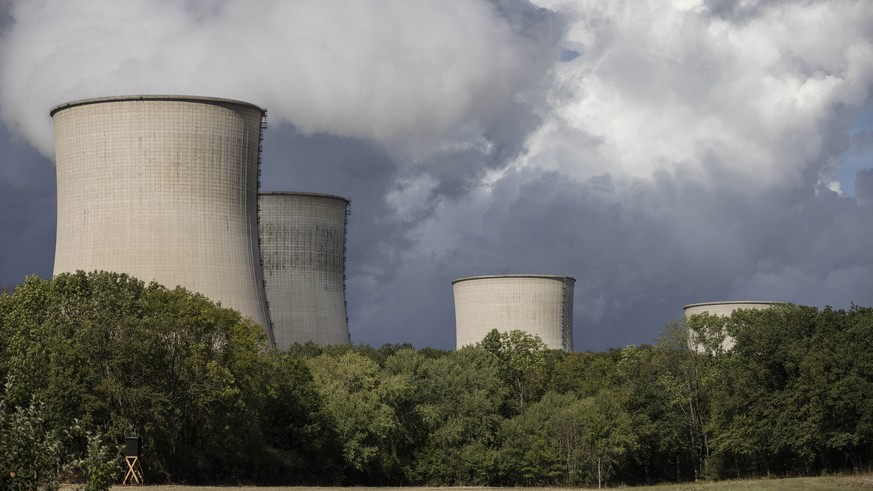 The Cattenom Nuclear Power Plant in Cattenom, eastern France, Thursday, Sept. 8, 2022. French President Emmanuel Macron called this week for a sharp 10% reduction in the country&#039;s energy use in c ...