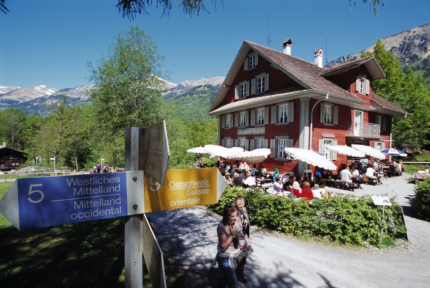«Die Schweiz ist kein Freilichtmuseum»: Besucher auf dem Ballenberg am Brienzersee.