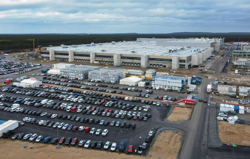 Das erste Tesla-Werk Europas steht in Grünheide bei Berlin.