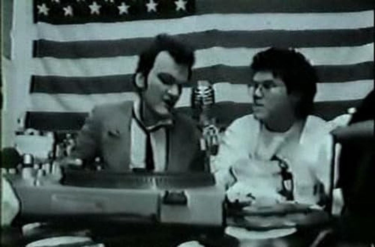 Quentin Tarantino and Rowland Wafford in My Best Friend's Birthday (1987)