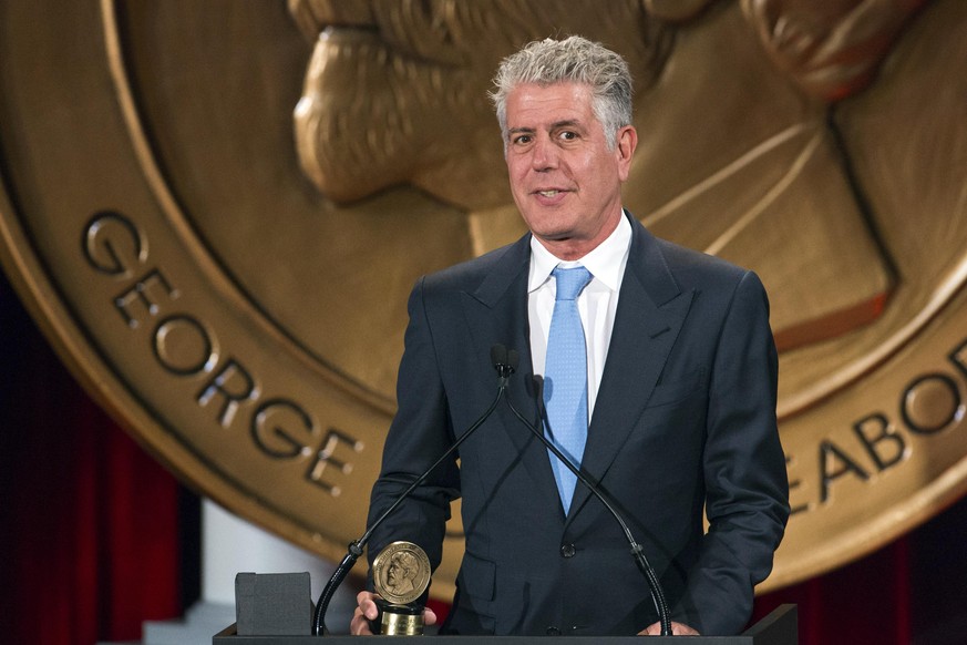 Anthony Bourdain, amerikanischer TV-Koch und Buchautor.