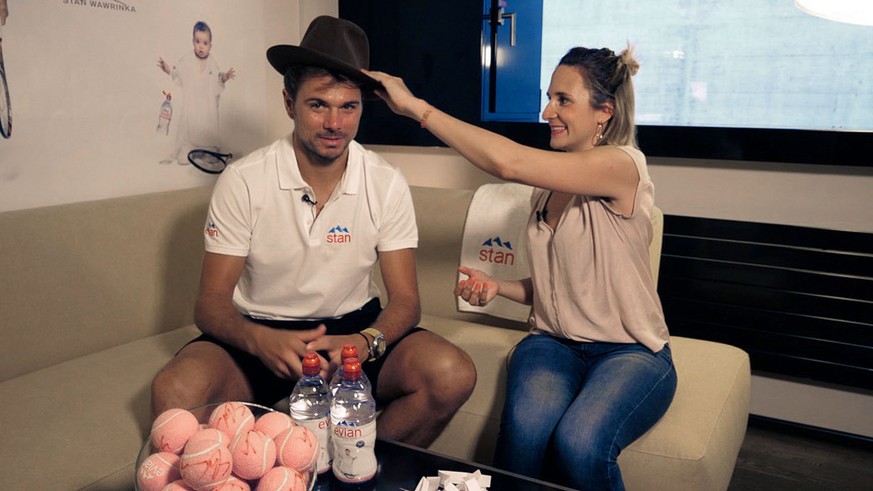 Stan Wawrinka im Hut-Interview