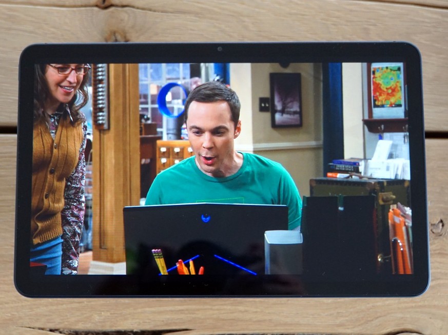 The aspect ratio is ideal for movies and videos.