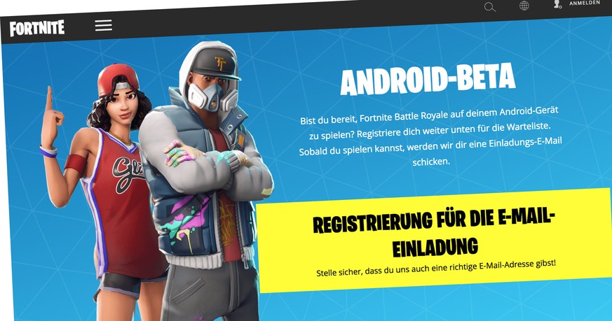 bild - fortnite far handy samsung