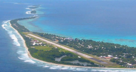 Blick auf Tuvalu.