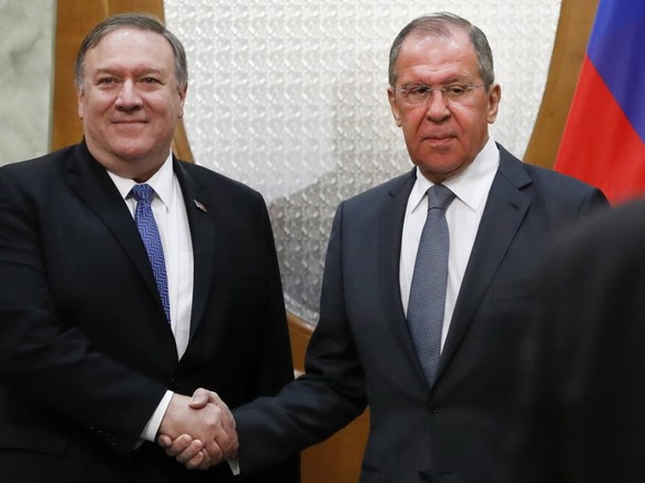 US-Aussenminister Pompeo und sein russischer Amtskollege Lawrow wollen sich für bessere Beziehungen zwischen ihren Ländern einsetzen.