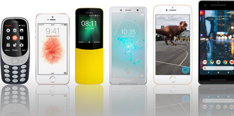Einfach 10 kleine Smartphones, falls du gerade eines suchst