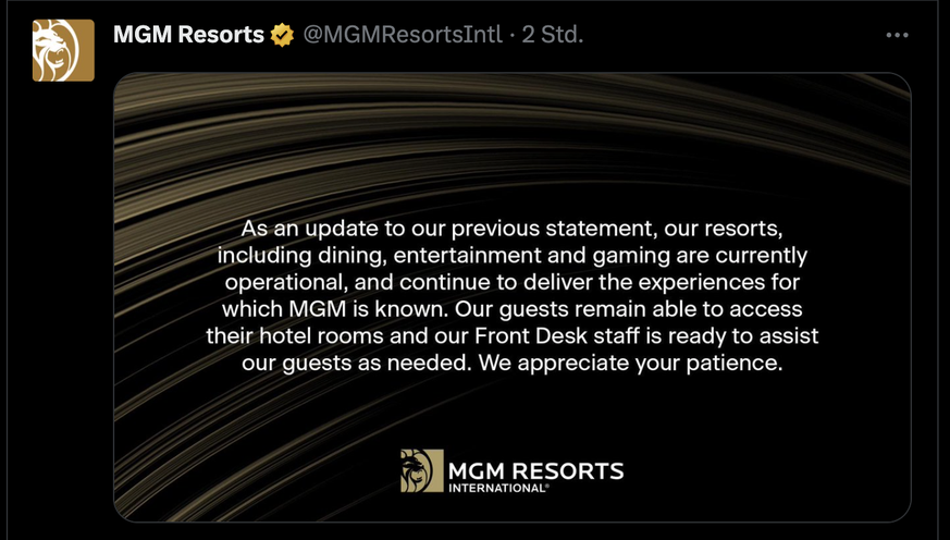 The preliminary 'all' came a few hours ago.  There are activities for guests again.  However, it is still unclear what data the hackers stole.