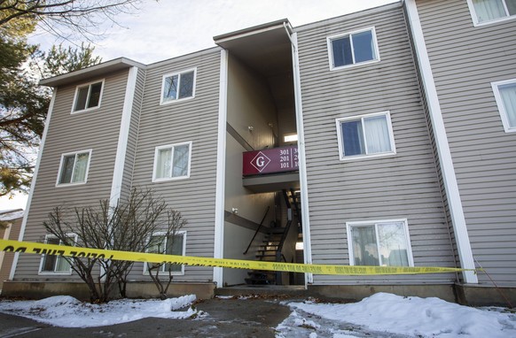 December 30, 2022, Pullman, Washington, USA: A Steptoe Village apartment building where law-enforcement officers executed a search warrant at Bryan Kohberger s apartment. Seven weeks after the slaying ...