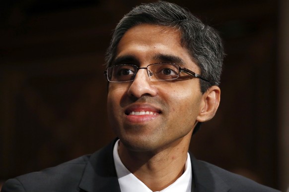 FILE - In this Feb. 4, 2014, photo, then U.S. Surgeon General appointee Dr. Vivek Murthy appears on Capitol Hill in Washington. Murthy has been named as co-chair by President-elect Joe Biden to his CO ...