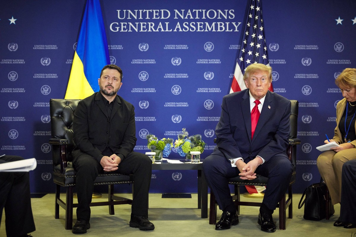 Les relations entre le président américain Donald Trump et Volodymyr Zelensky se tendent. En sont-ils arrivés à un point de rupture? (Photo: 22 septembre 2026).