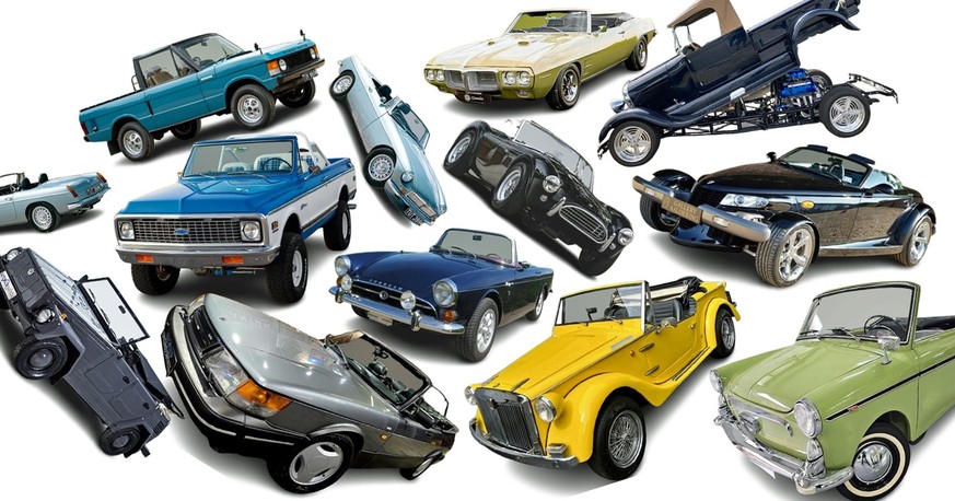 Perfekt für den Sommer! 13 crazy Cabrios, die aktuell im Angebot wären
