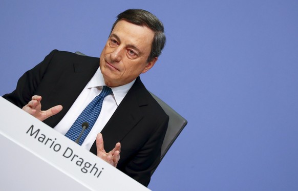 Gerät aus Deutschland unter Beschuss: EZB-Präsident Mario Draghi.