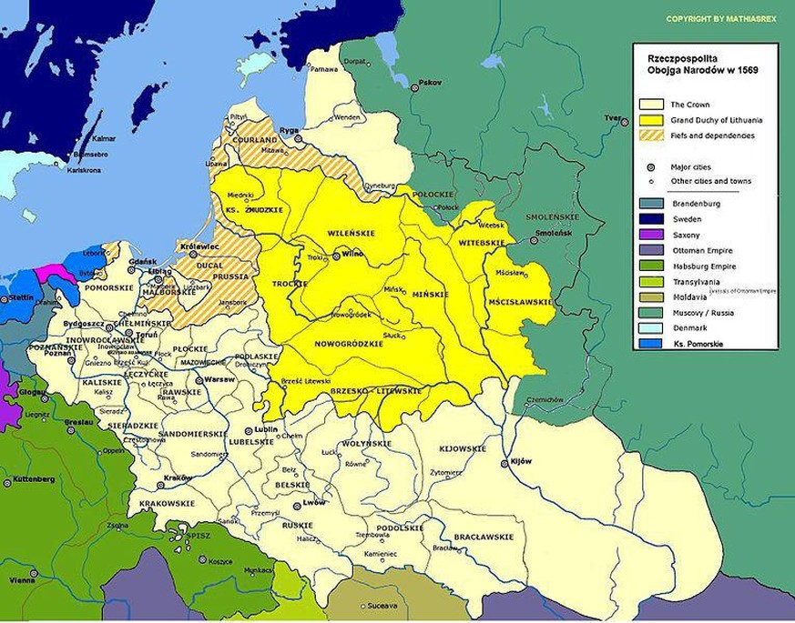 Polen-Litauen im Jahr 1569.
https://commons.wikimedia.org/wiki/File:Irp1569.jpg