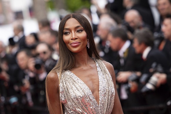 FILE - Naomi Campbell appears at the film's opening ceremony and premiere "Joan of Barry" at the 76th International Film Festival, Cannes, South of France, on May 16, 2023. Campbe…