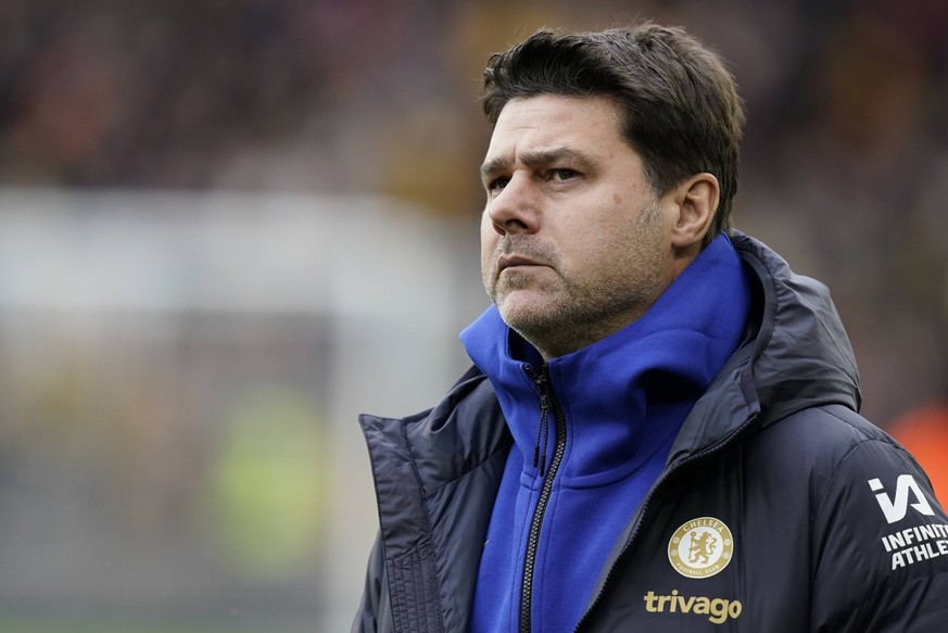 Wolverhampton, England, 24th December 2023. Mauricio Pochettino manager of Chelsea during the Premier League match at Molineux, Wolverhampton. Picture credit should read: Andrew Yates / Sportimage EDI ...