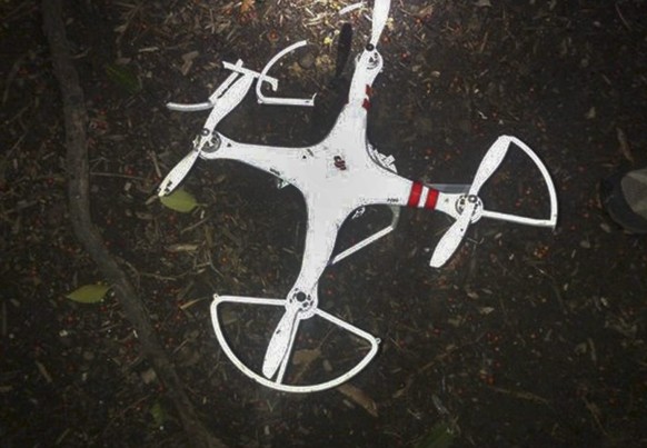 Das Tatobjekt: Drohne auf dem Rasen des Weissen Hauses.&nbsp;