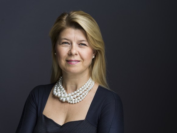 Severina Pascu, designierte CEO von UPC, portraitiert am 1. Oktober 2018 in Wallisellen.
(KEYSTONE/Gaetan Bally)