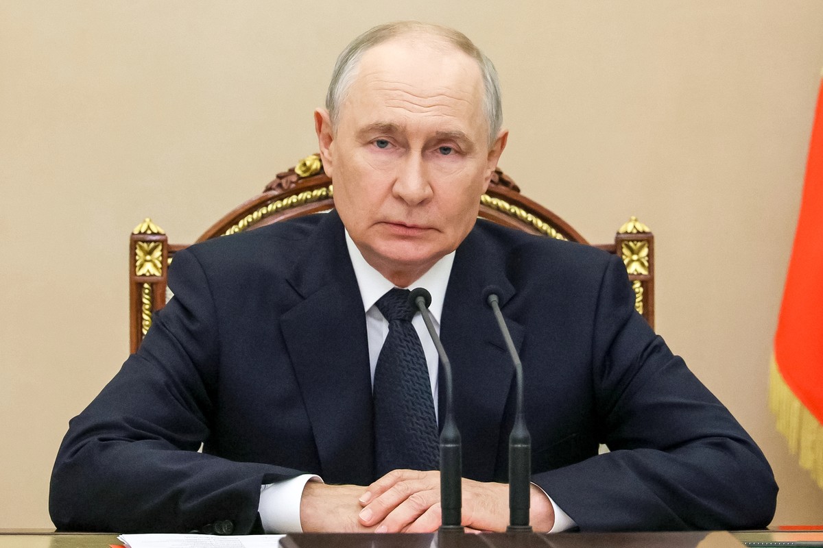 Russian President Vladimir Putin chairs the Security Council meeting in Moscow, Friday, Aug. 21, 2026. (Mikhail Metzel, Sputnik, Kremlin Pool Photo via AP)
Russia Putin