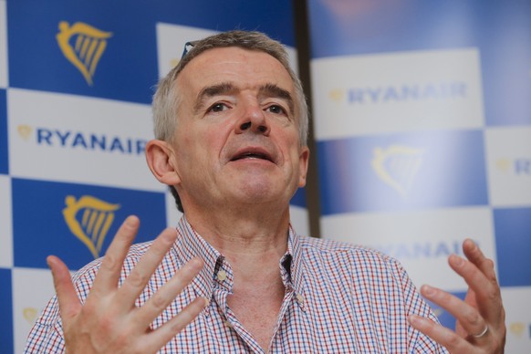 Ryanair-Chef Michael O'Leary stoppt den Ausbau in Grossbritannien.