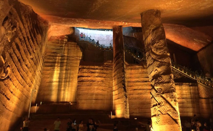 Grotten von Longyou, Provinz Zhejiang, China