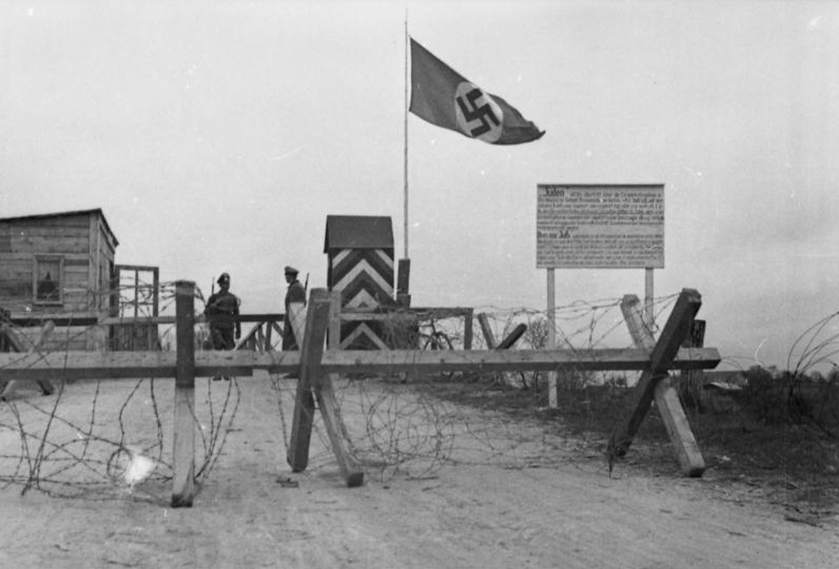 Die Demarkationslinie, die das «freie» Vichy-Frankreich vom besetzten Teil des Landes abgrenzte.