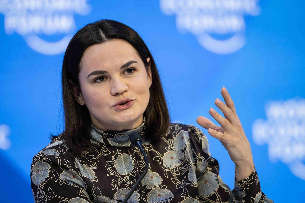 La leader de l'opposition biélorusse Svetlana Tikhanovskaia.
