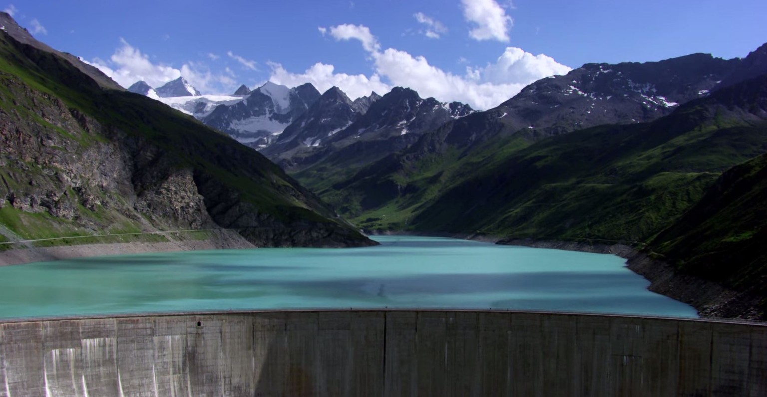 Moiry-Staudamm, Val D'anniviers.