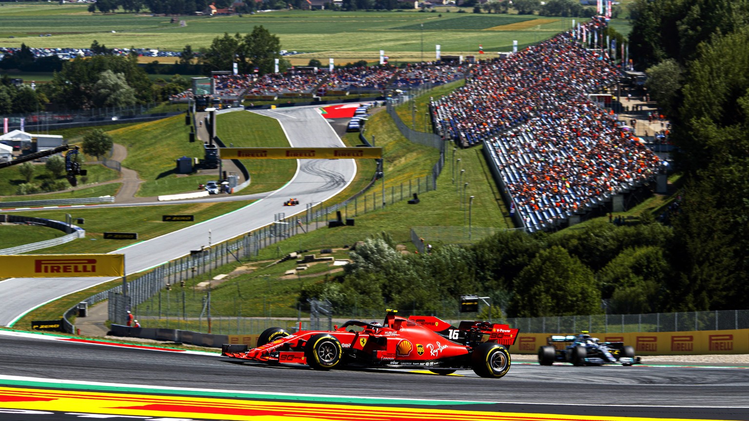 epa08386132 (FILE) - Monaco&#039;s Formula One driver Charles Leclerc of Scuderia Ferrari in action during the second practice session of the Austrian Formula One GP at the Red Bull Ring circuit in Sp ...