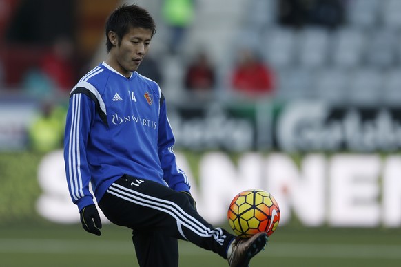 Seine Fähigkeiten kann Yoichiro Kakitani meistens nur im Trainingsanzug demonstrieren.&nbsp;