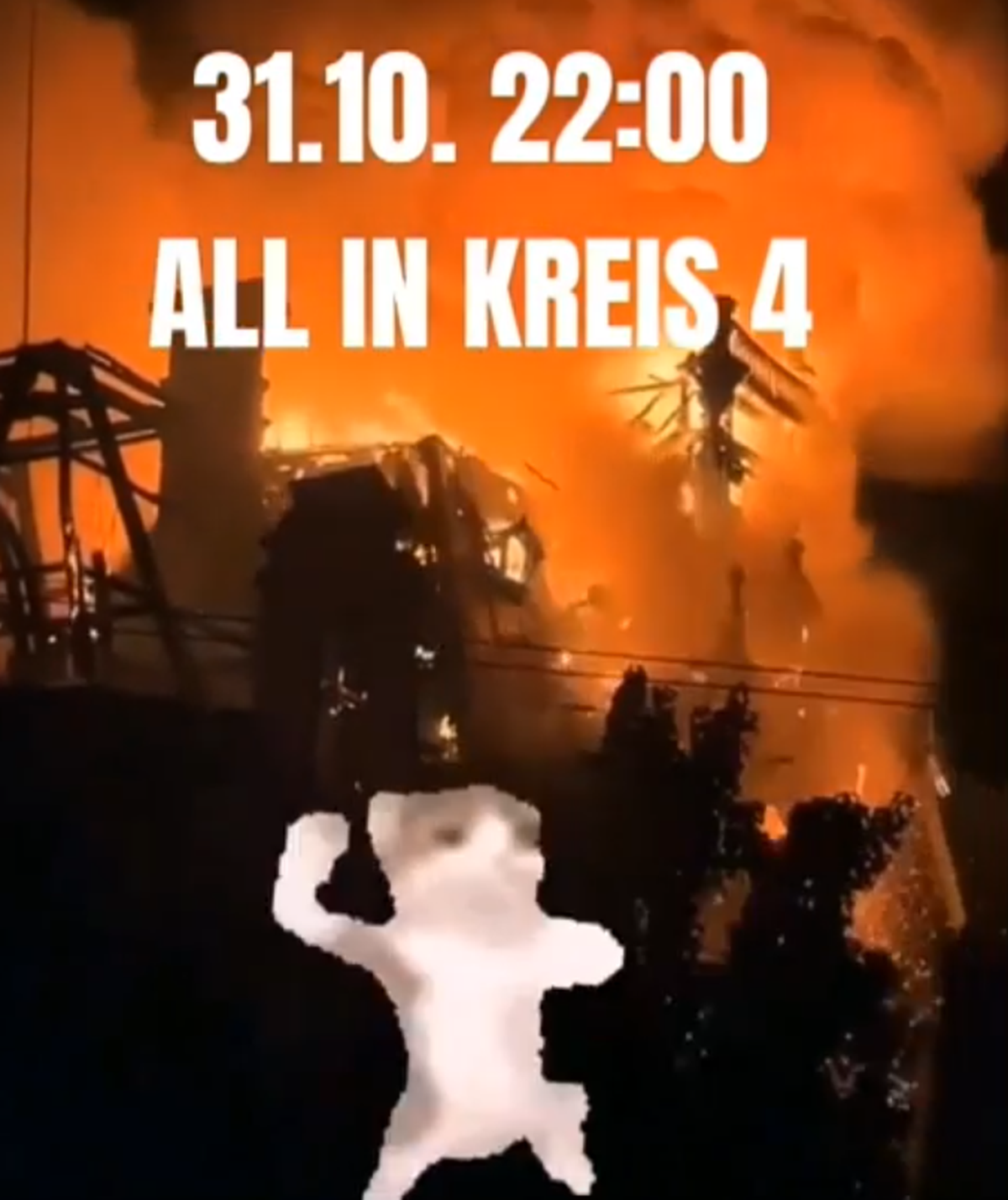 Die Demonstration soll ab 22 Uhr stattfinden.