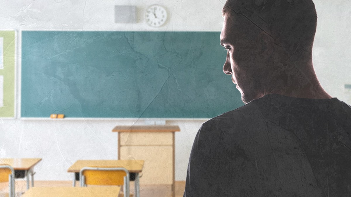 Classroom of the school without student and teacher