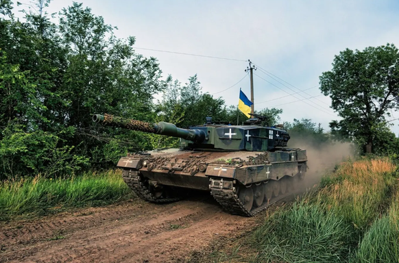 Leopard-2-Panzer in der Ukraine