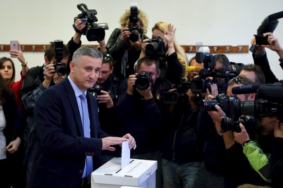 Herausforderer&nbsp;Karamarko: Nationalistisch eingefärbte Wahlkampagne.