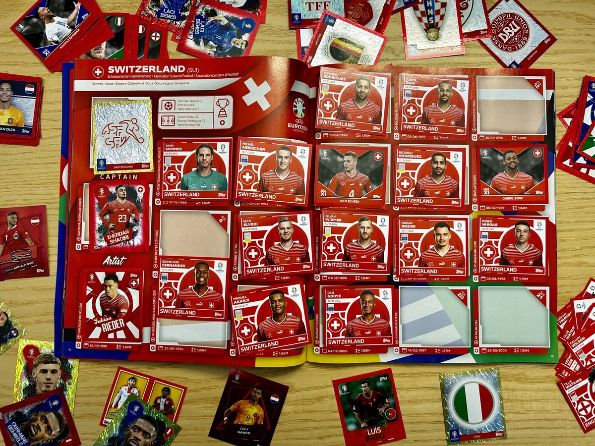 Diese Dinge nerven uns am neuen Topps-Sammelalbum zur UEFA Europameisterschaft 2024 in Deutschland. Einige Beispiele.