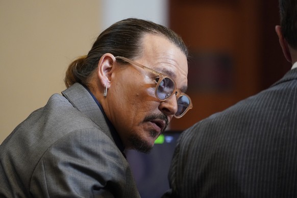 Johnny Depp im Gerichtssaal am 16. Mai.