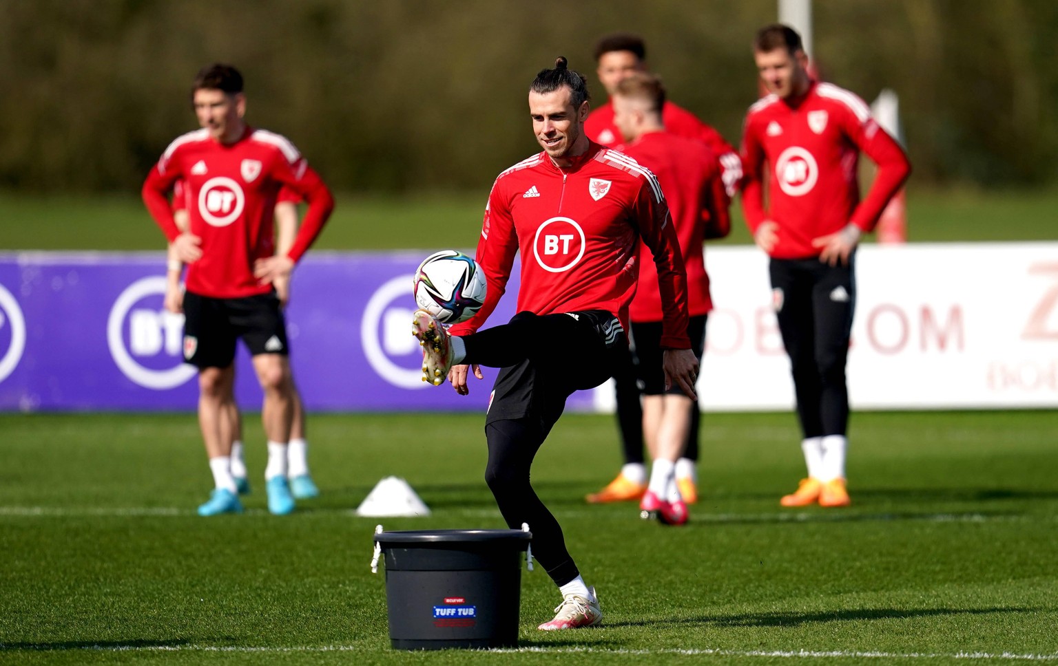 Für seine Heimat Wales ist Gareth Bale immer bereit.