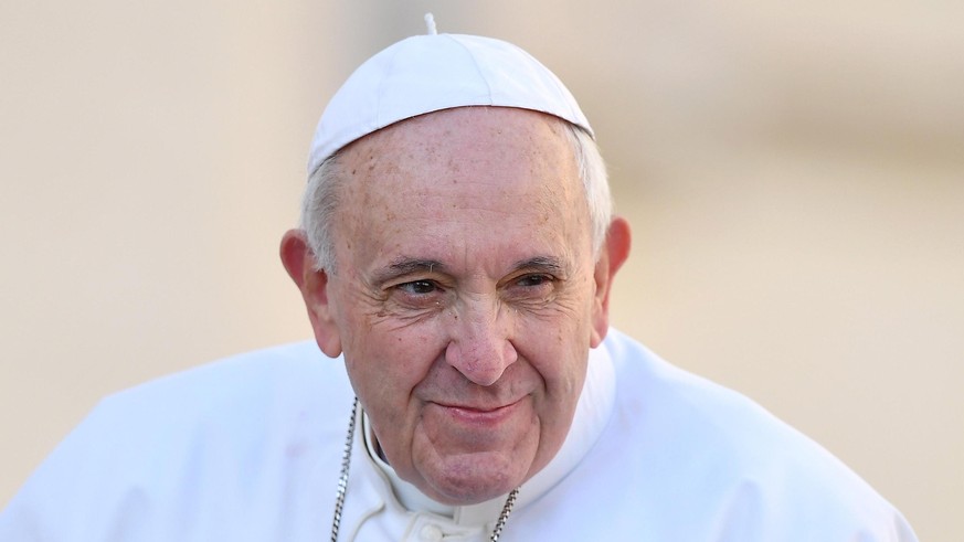 epa07401012 Pope Francis arrives to lead the weekly general audience in Saint Peter&#039;s Square, Vatican City, 27 February 2019. EPA/ETTORE FERRARI