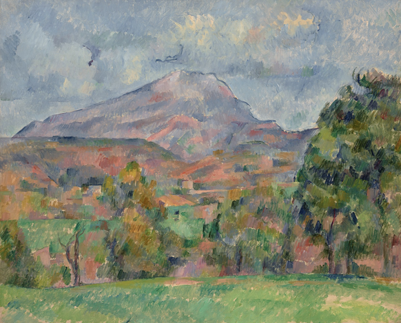 La Montagne Sainte-Victoire von PAUL CEZANNE